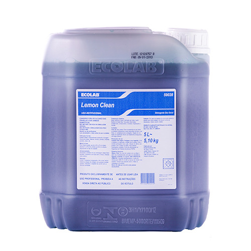 Lemon Clean - 5 litros - Detergente líquido neutro para limpeza geral de baixa espumosidade