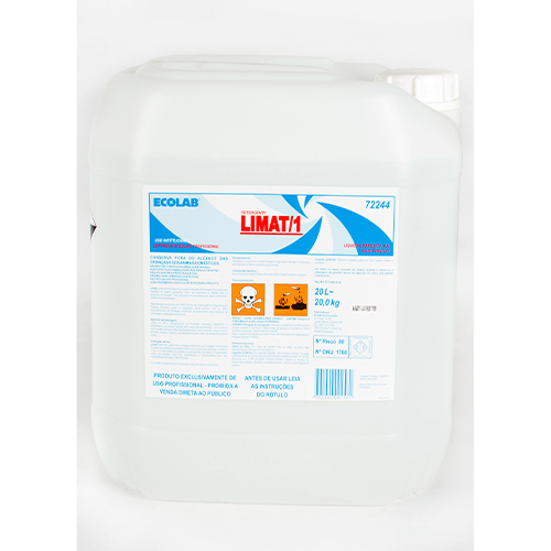Limat I - 20 litros - Detergente líquido ácido super concentrado para uso em lavanderias
