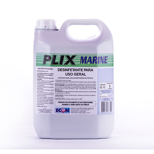 Plix Desinfetante Marine - Limpador Desinfetante para uso geral