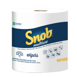 WPX50 - Toalha para Limpeza Snob® - Caixa com 1 rolo
