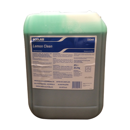 Lemon Clean - 20 litros - Detergente líquido neutro para limpeza geral de baixa espumosidade