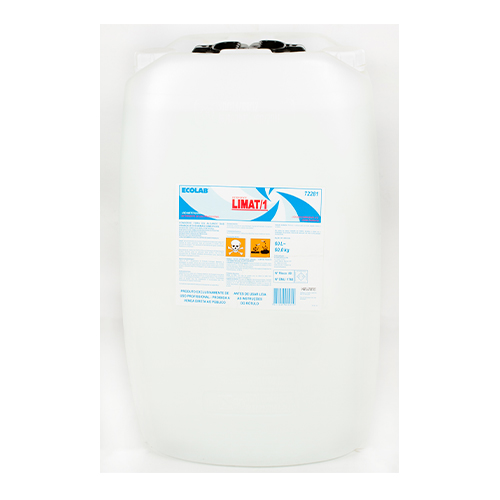 Limat I - 60 litros - Detergente líquido ácido super concentrado para uso em lavanderias