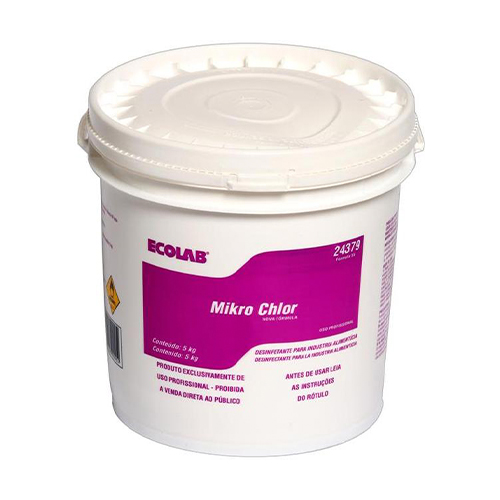 Mikro Chlor - 5 kg - Detergente e desinfetante para hortifrutícolas