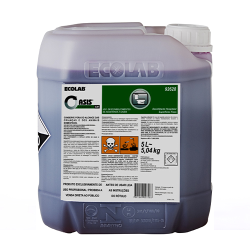 OC63-H - 5 litros - Detergente e Desinfetante (Quartenário de amônia)