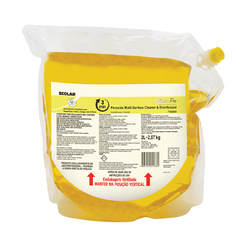 OP Peroxide MSCD - Bag 2 litros - Limpador e Desinfetante Hospitalar (Peróxido de hidrogênio)