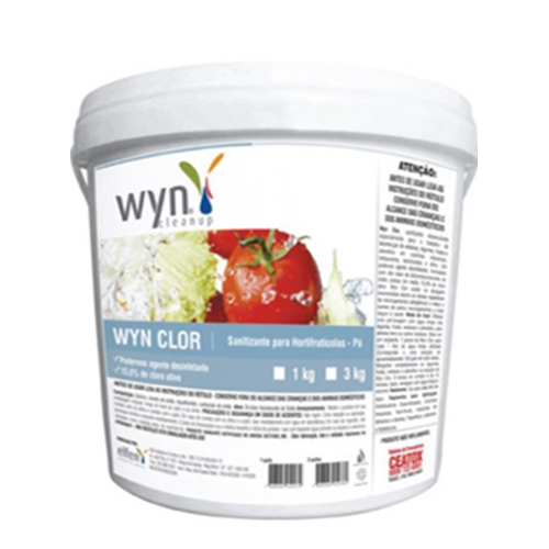 Wyn ClorYN -3Kg- Sanitizante clorado em pó