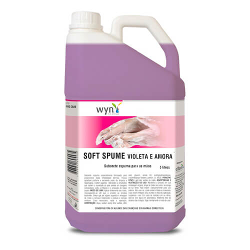 Soft Spume -5L- Sabonete Espuma Violeta e Amora